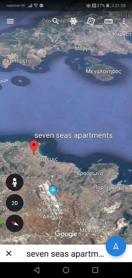 Seven Seas Apartments Artemida  Ngoại thất bức ảnh